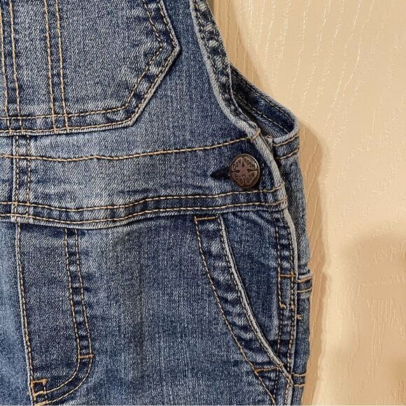 Oshkosh Bogash, denim overalls, Overalls with Striped Straps - Picture 3 of 9